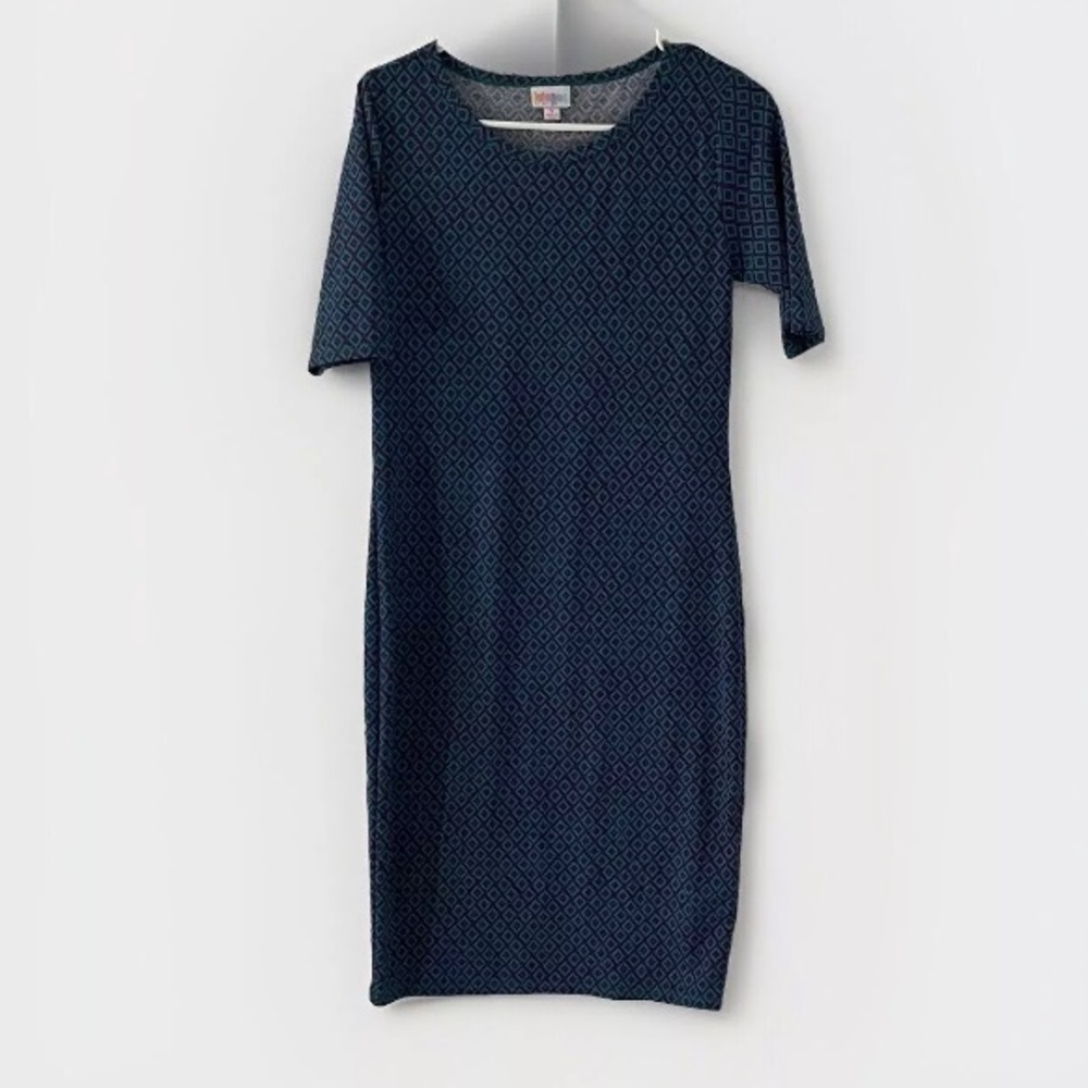 Lularoe dress size small purple and teal